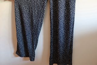 Mono largo azul marino - puntos blancos