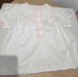 3 camisones vintage rosa y blanco