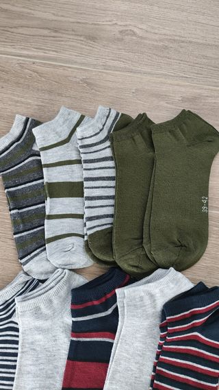 10 Calcetines tobilleros rayas