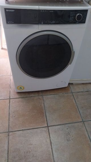 Lavadora Sharp 8kg - Blanca