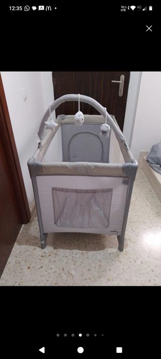 Parque cuna bebé - Plegable