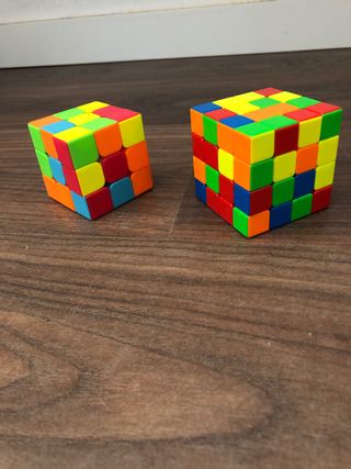 Cubos Rubik 4x4 y 3x3