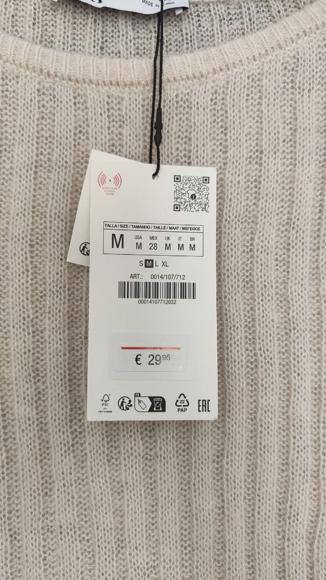 Abrigo nuevo de Zara - Alpaca & Lana