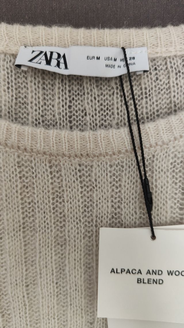 Abrigo nuevo de Zara - Alpaca & Lana