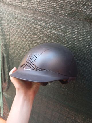 Casco hípica negro 