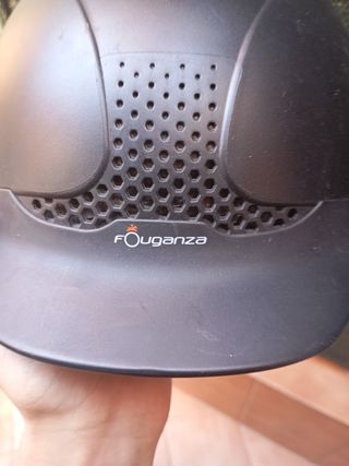 Casco hípica negro 