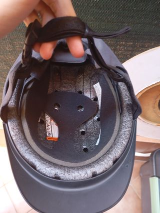 Casco hípica negro 