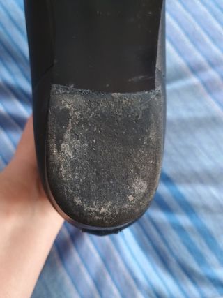 Botín elástico, negro, talla 40