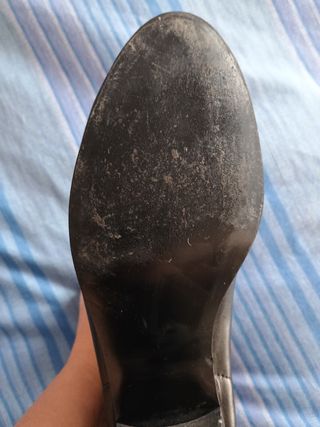 Botín elástico, negro, talla 40