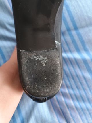 Botín elástico, negro, talla 40