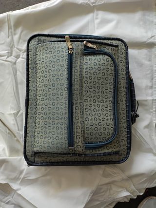 Maletín Guess Azul Gris