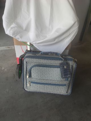 Maletín Guess Azul Gris