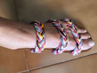 Sandalias planas multicolor