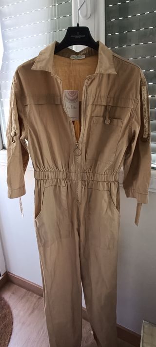 Mono beige Hugh & Clau mujer