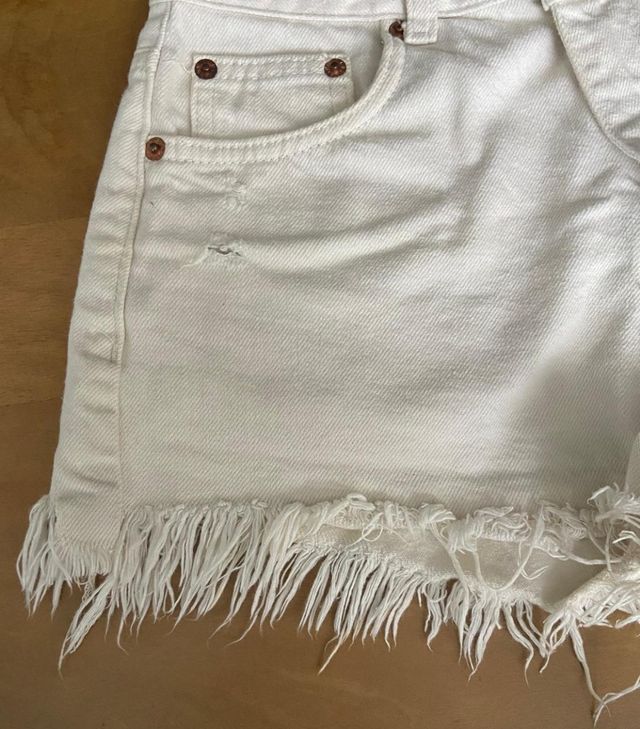 Pantalones cortos blancos Pull & Bear