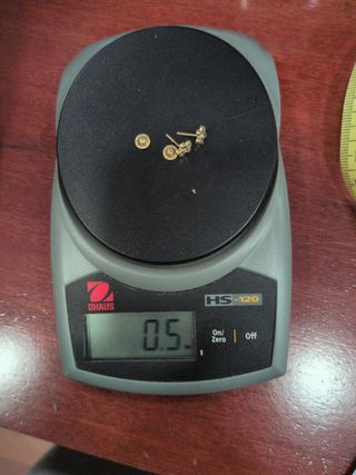 Pendientes flor oro pequeños