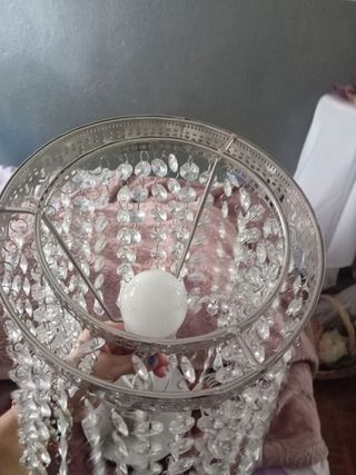 Lámpara de mesa cristal