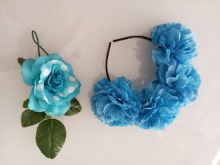 Traje gitana niña 4 años azul