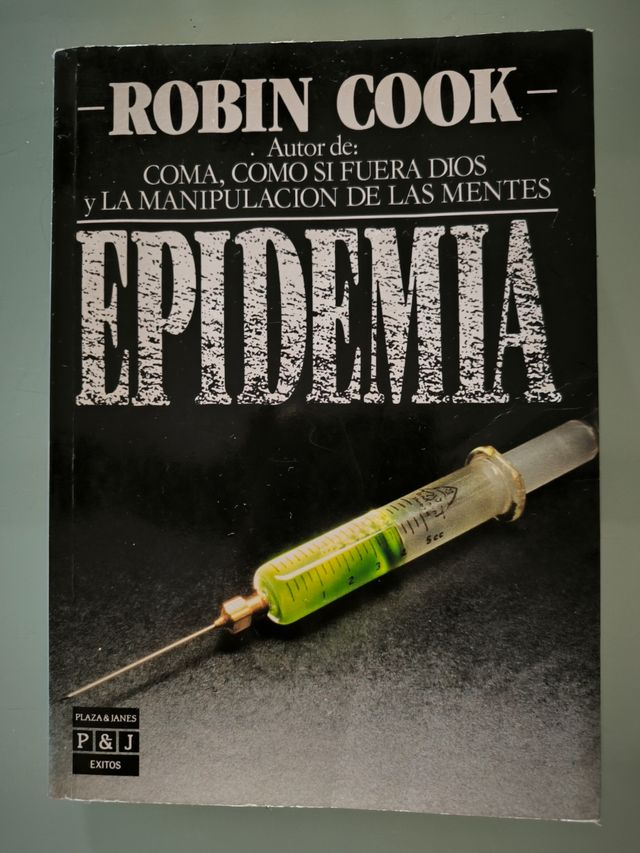 Libro Epidemia, de Robin Cook