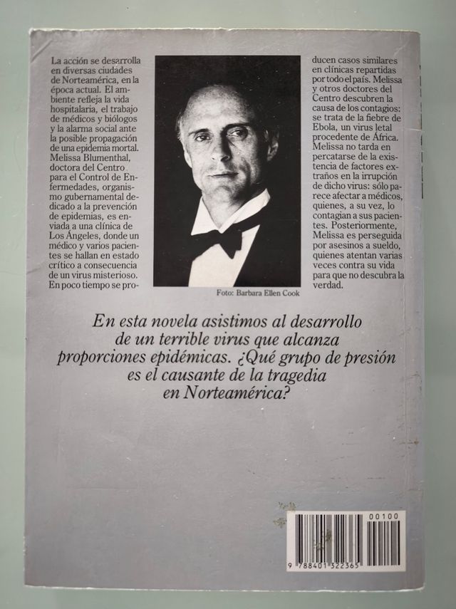 Libro Epidemia, de Robin Cook
