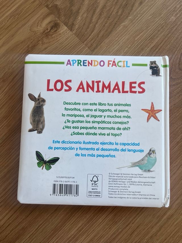 2libros aprendo fácil 1eras palabras/los animales