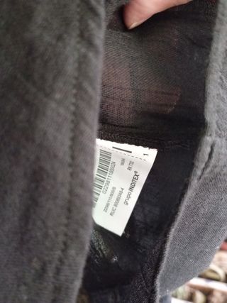 Blusa boho Zara negra nueva