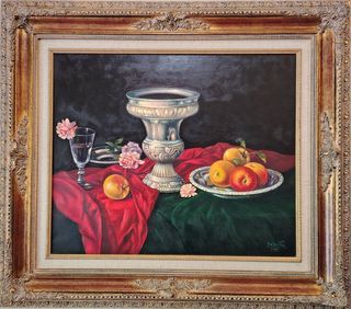 Óleo sobre lienzo: Bodegón