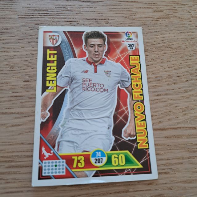 Cromo Lenglet Sevilla FC 16-17