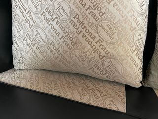 Divano Poltrona Frau Pelle Nera di vitello