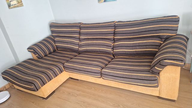 Sofá chaise longue 3 plazas