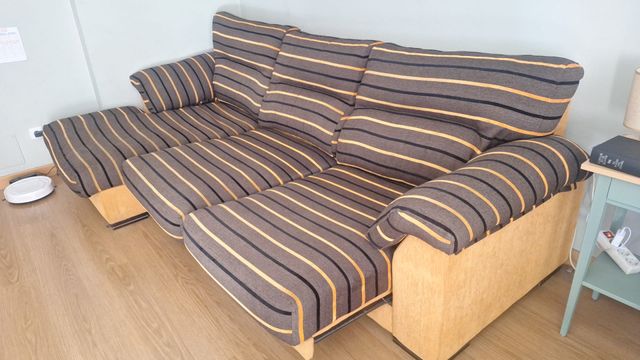 Sofá chaise longue 3 plazas