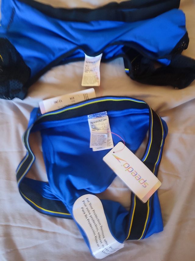 Bikini Speedo azul mujer,dos piezas.