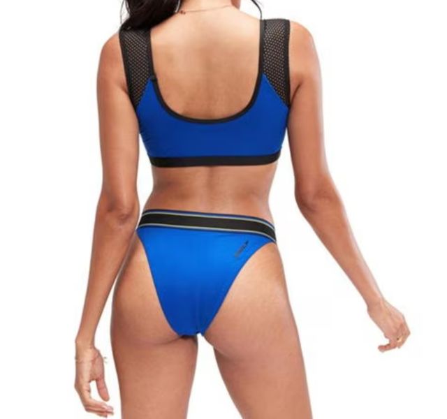 Bikini Speedo azul mujer,dos piezas.
