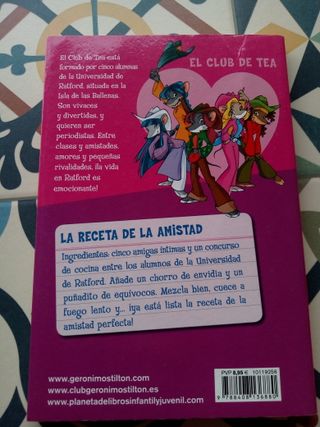 4 libros de Tea Stilton: 5, 15, 19 y 21