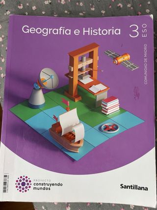 libro geografía e historia 3 eso