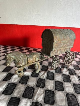 Carromato bronce antiguo