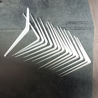 Soportes metálicos blancos 45x40cm