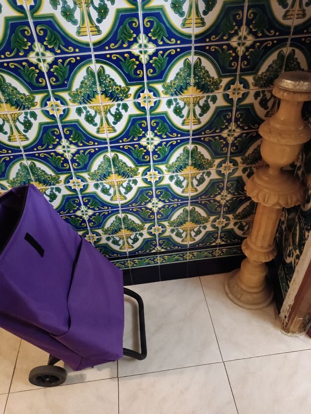 Columna mármol blanca desmontable tipo - Florero