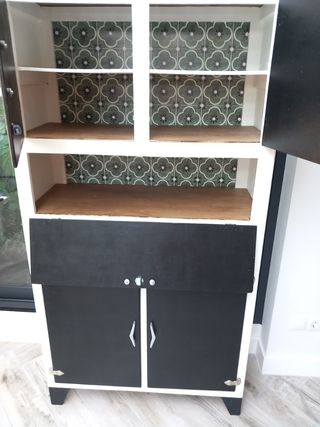 Alacena vintage bicolor
