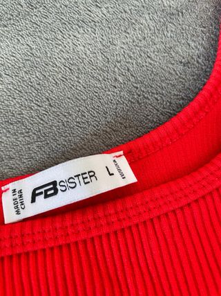 Top rojo FB Sister talla L