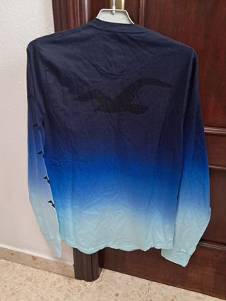 Camiseta Hollister Hombre L manga larga 