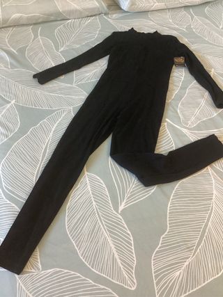 Mono negro canalé sexy