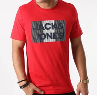 Camiseta Jack & Jones roja