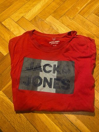 Camiseta Jack & Jones roja