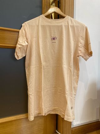 Pack 2 camisetas Scalpers, talla M. Blanco/Salmón.