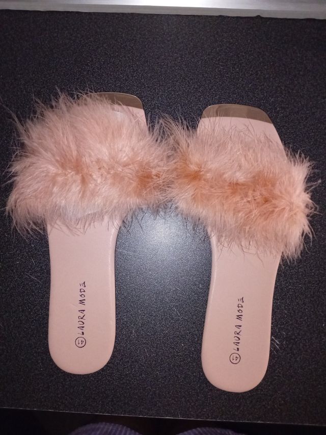 Chanclas Laura Moza - Rosa - Talla 41