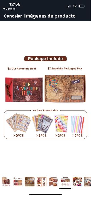 Álbum Recuerdos Viajes