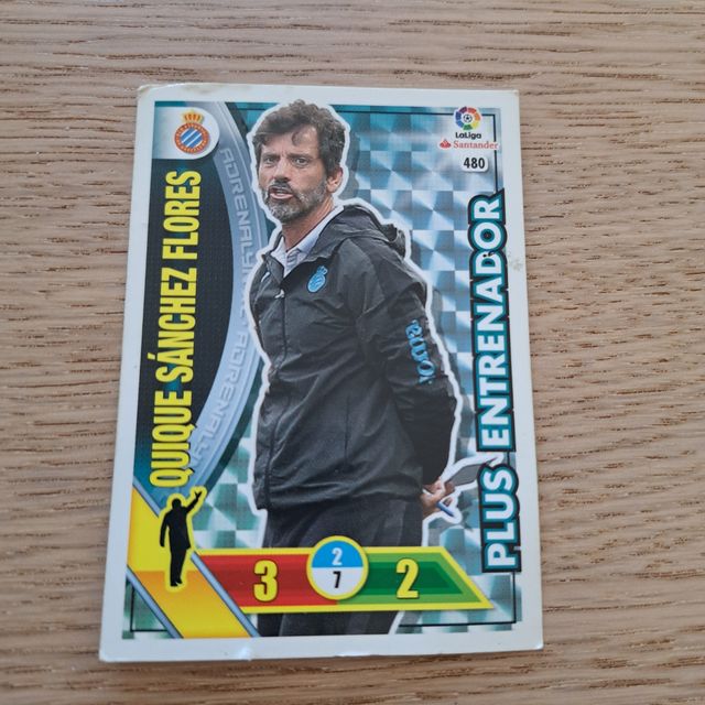 Cromo Quique Sánchez Flores Español 2016