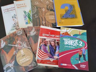 Lote de libros de 2 o Eso