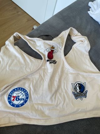 Top tirantes NBA - Beige